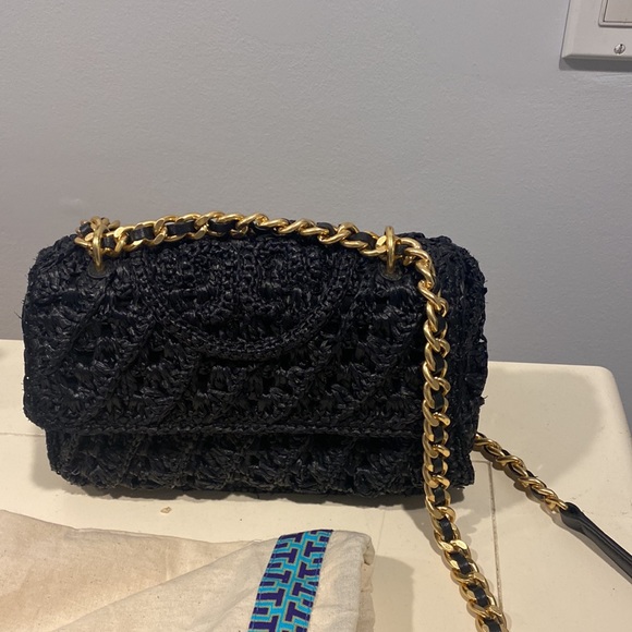 Tory Burch small Kira Raffia bag - Picture 6 of 6